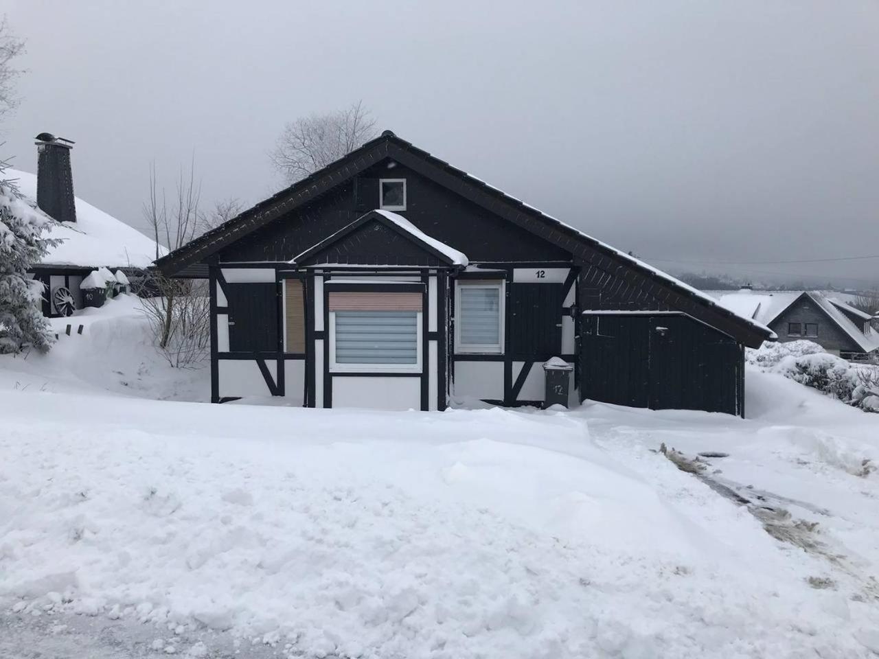Ferienhaus Höhenblick in Winterberg-Langewiese Exterior foto